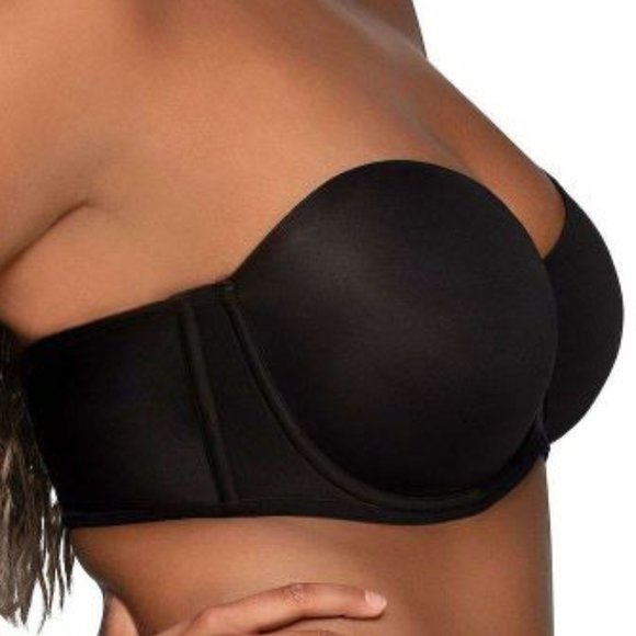 Vanity Fair (44C) Beauty Back Strapless Full Figure Underwire Bra 74380 - Picture 2 of 7